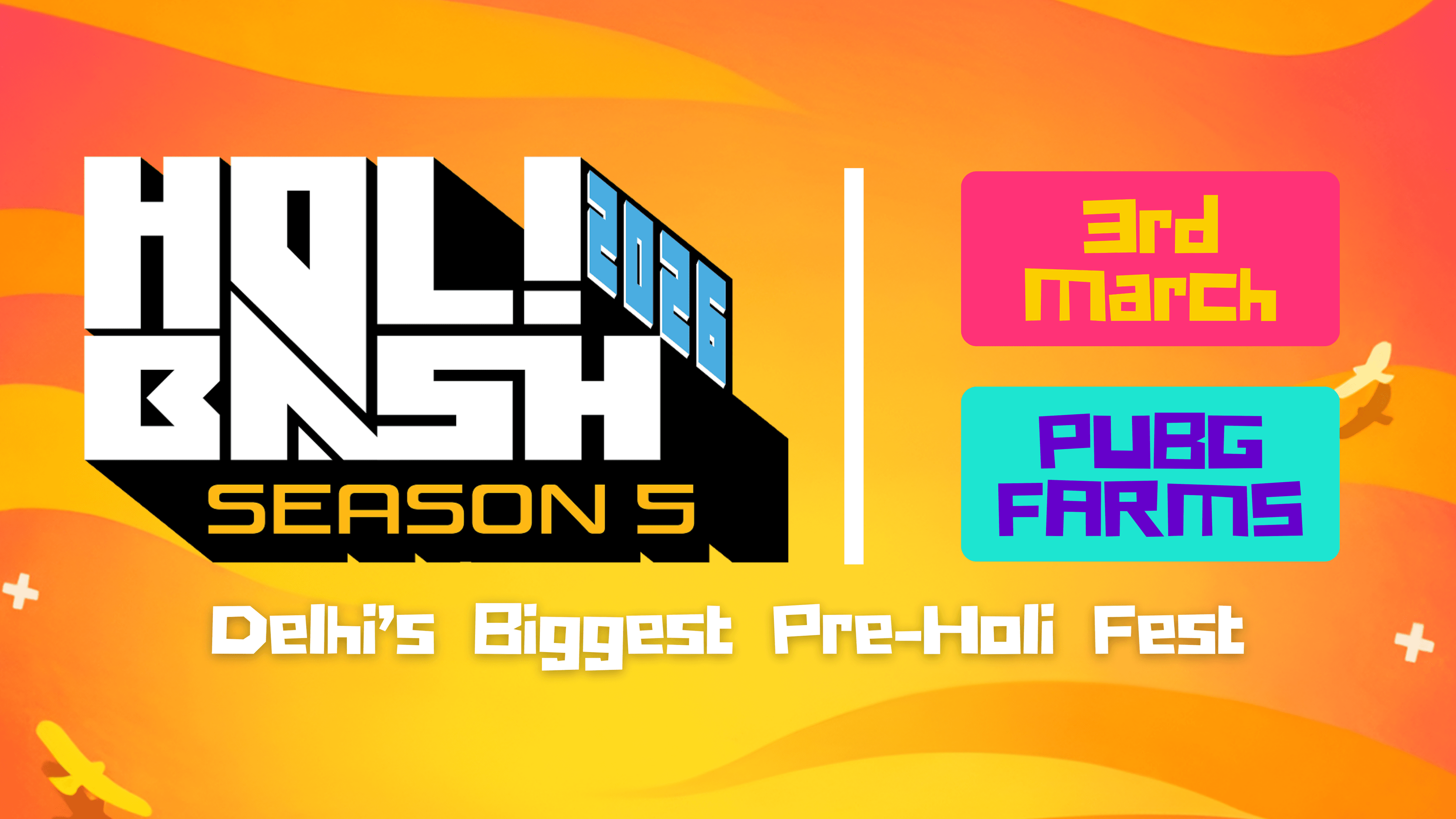 Holi Bash Background